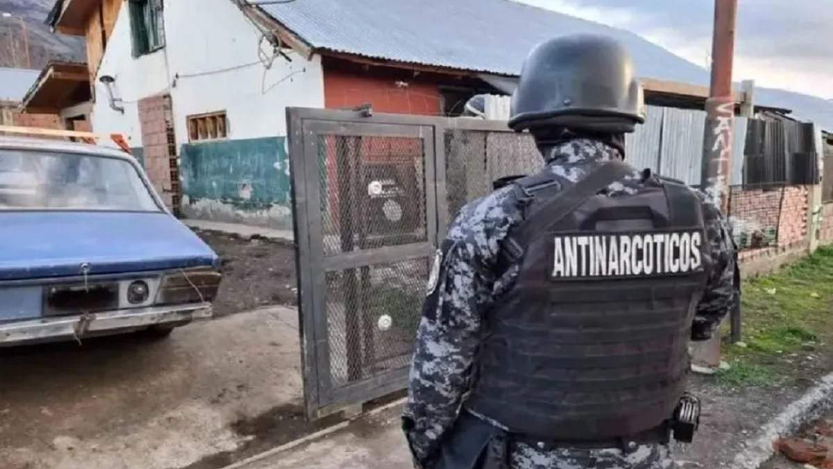 El procedimiento antidrogas se realizó en el barrio Chacra 30. Fuente (RSM(