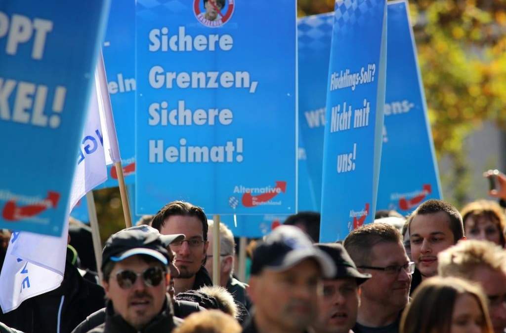 La intención de voto a favor de AfD oscila entre 21 y 22 por ciento