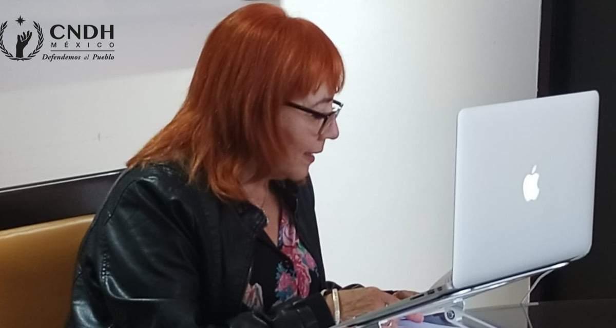 La titular de la CNDH, Rosario Piedra Ibarra
