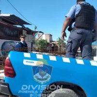 Encontraron material de construcción robado durante un allanamiento