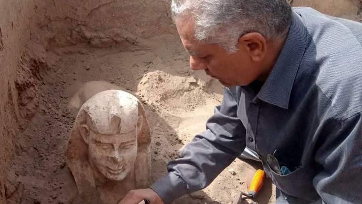 Esifinge en Egipto. Fuente: (Twitter)