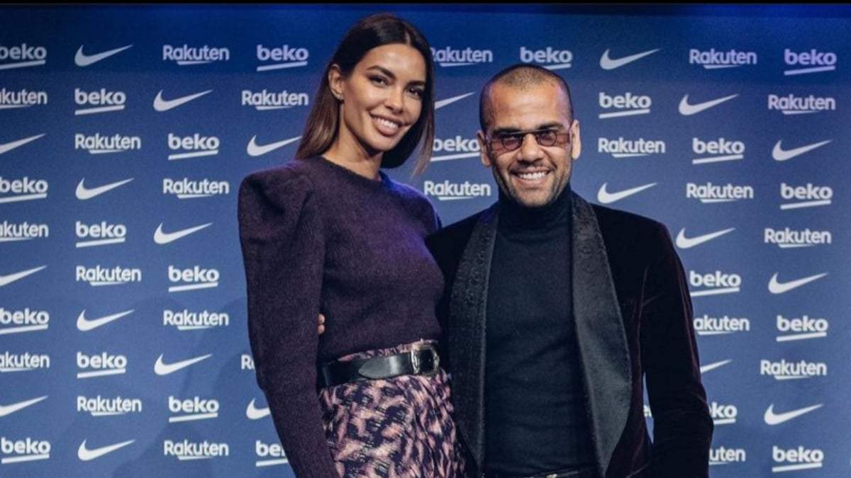 La modelo española Joana Sanz, esposa del futbolista Dani Alves
