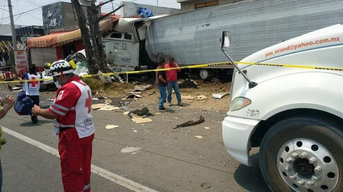 La Cruz Roja acudió al sitio del accidente