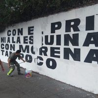 Sandra Cuevas y Movimiento Ciudadano libran batalla… por una barda