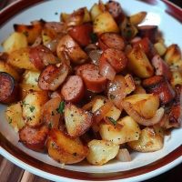 Papas con chorizo al horno: una combinación irresistible de 2 ingredientes que se prepara en una sola fuente