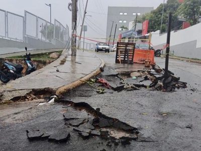 La tormenta tropical “Dalila” provoca daños en costas y montaña de Guerrero