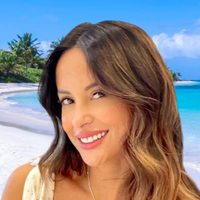 "En el paraíso": Lourdes Sánchez disfrutó de las playas y el mar de Punta Cana
