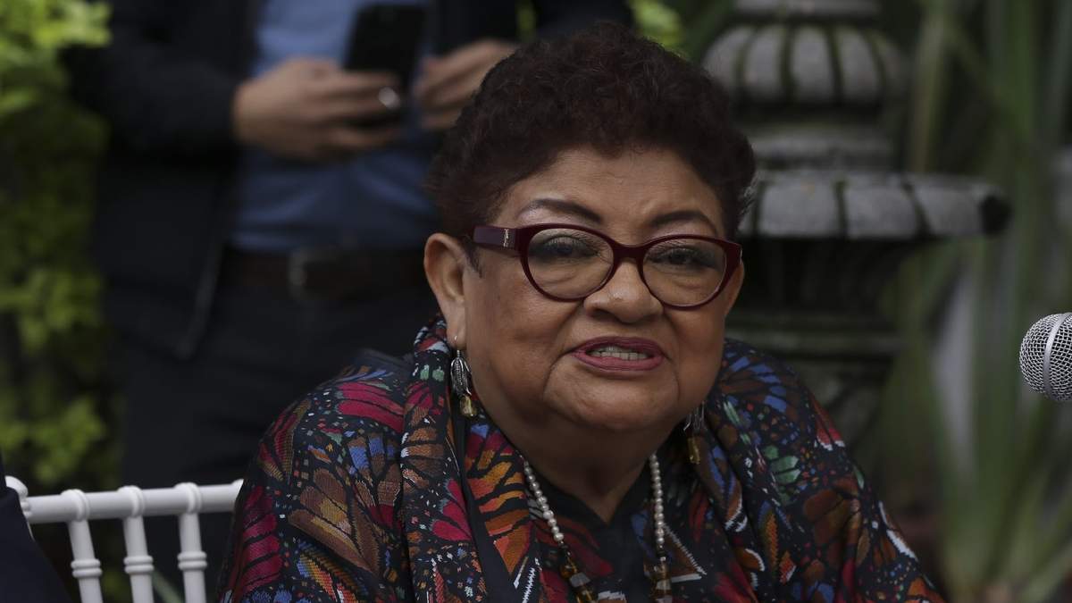 La Fiscal General de Justicia, Ernestina Godoy Ramos