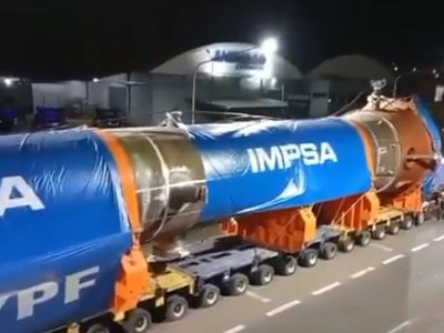 Demoran el traslado del reactor "más grande del país"