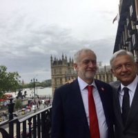 López Obrador se reúne con el dirigente del partido Laborista británico, Jeremy Corbyn