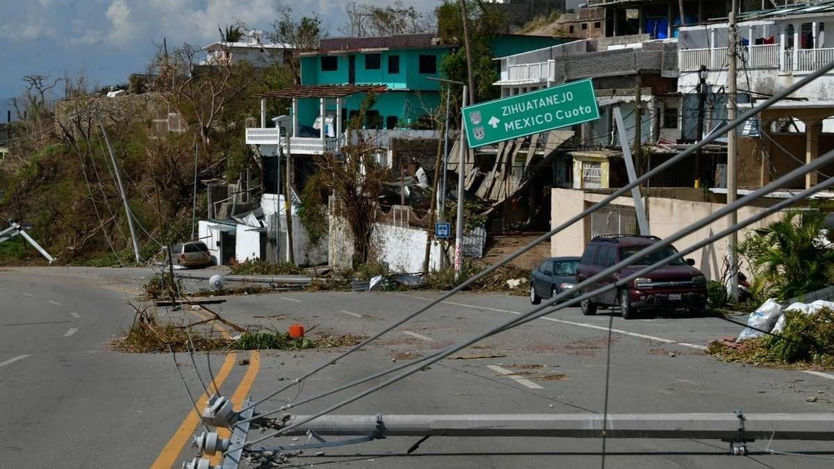 El paso del Huracán Otis por la costa del Pacífico dañó 27 sensores sísmicos