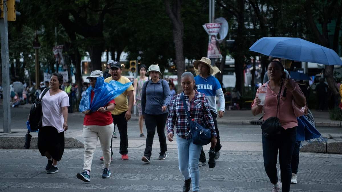 El Valle de México pasará de un ambiente cálido a nublado con probabilidad de chubascos