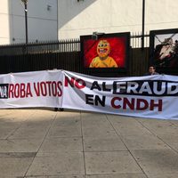 El PAN protesta en el Senado por 'fraude” en elección de Piedra Ibarra
