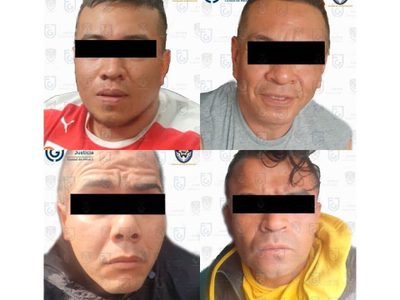 Detienen en la Cuauhtémoc a cuatro presuntos extorsionadores de La Unión Tepito