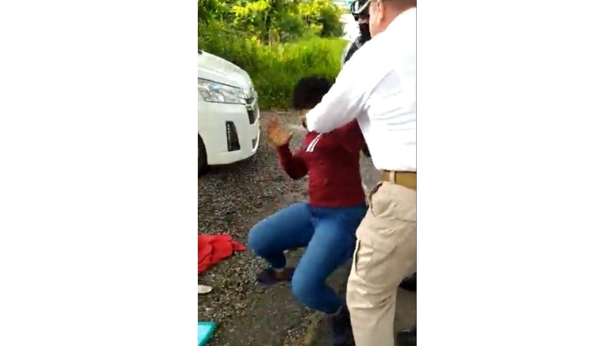 Agresión de agentes contra haitianos