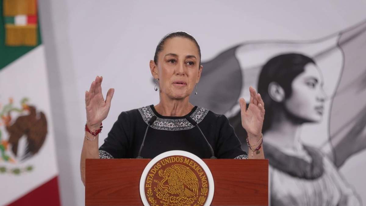 La presidenta de México, Claudia Sheinbaum en la mañanera