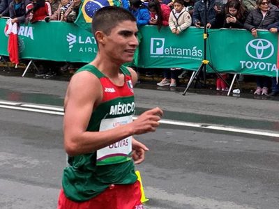 Andrés Olivas llega en el lugar 11 de la marcha de 20 kilómetros