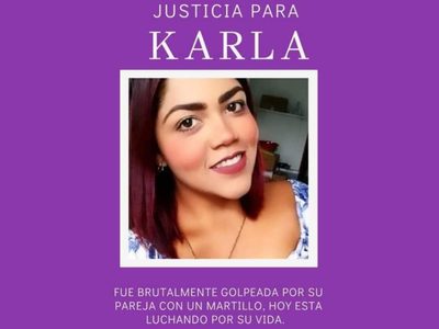 Karla Guadalupe, en coma tras recibir seis martillazos de su novio en Veracruz