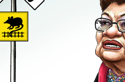 Vista previa de "Señalamientos", cartón de José Antonio Rodríguez