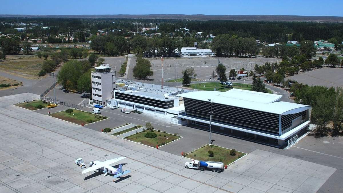 Vista panorámica del Aeropuerto Presidente Perón en la Ciudad de Neuquén. Fuente: (Twitter)