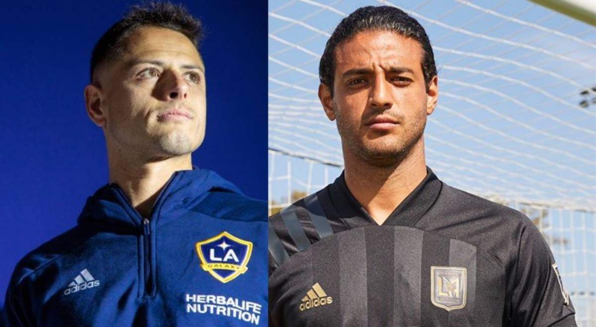 Javier Hernández y Carlos Vela