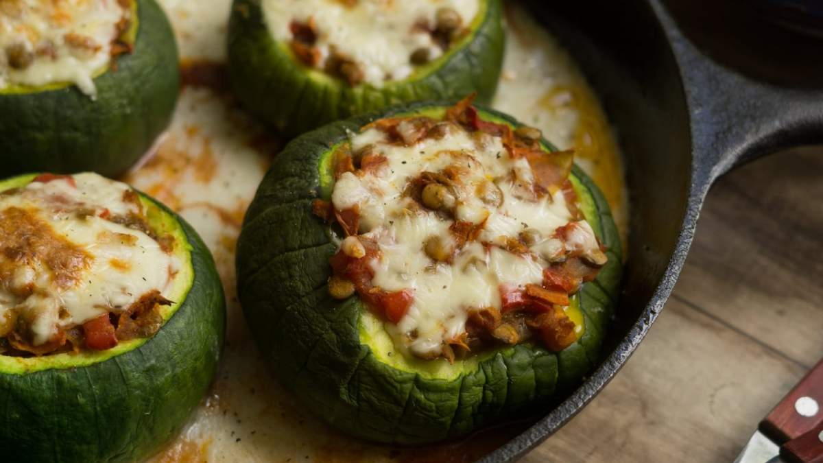 Zapallitos rellenos. Fuente: (Instagram)