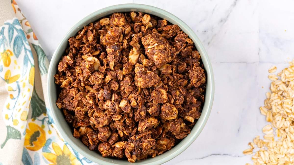 Granola en sartén. Fuente: (Instagram)