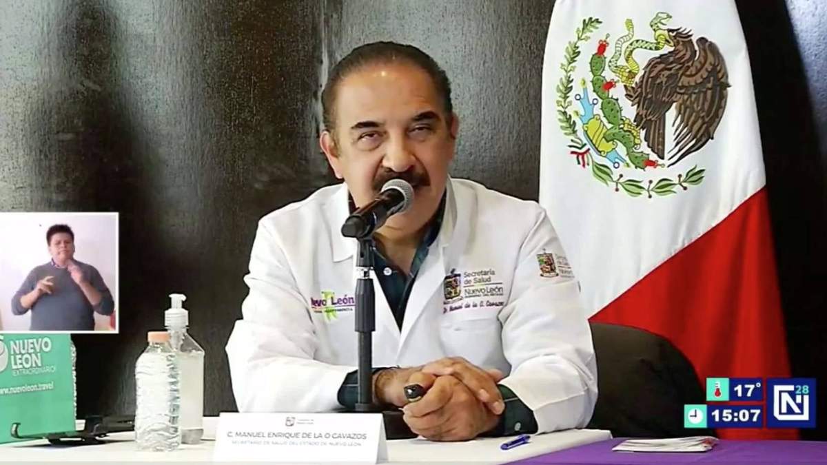 Manuel de la O, secretario de Salud de NL