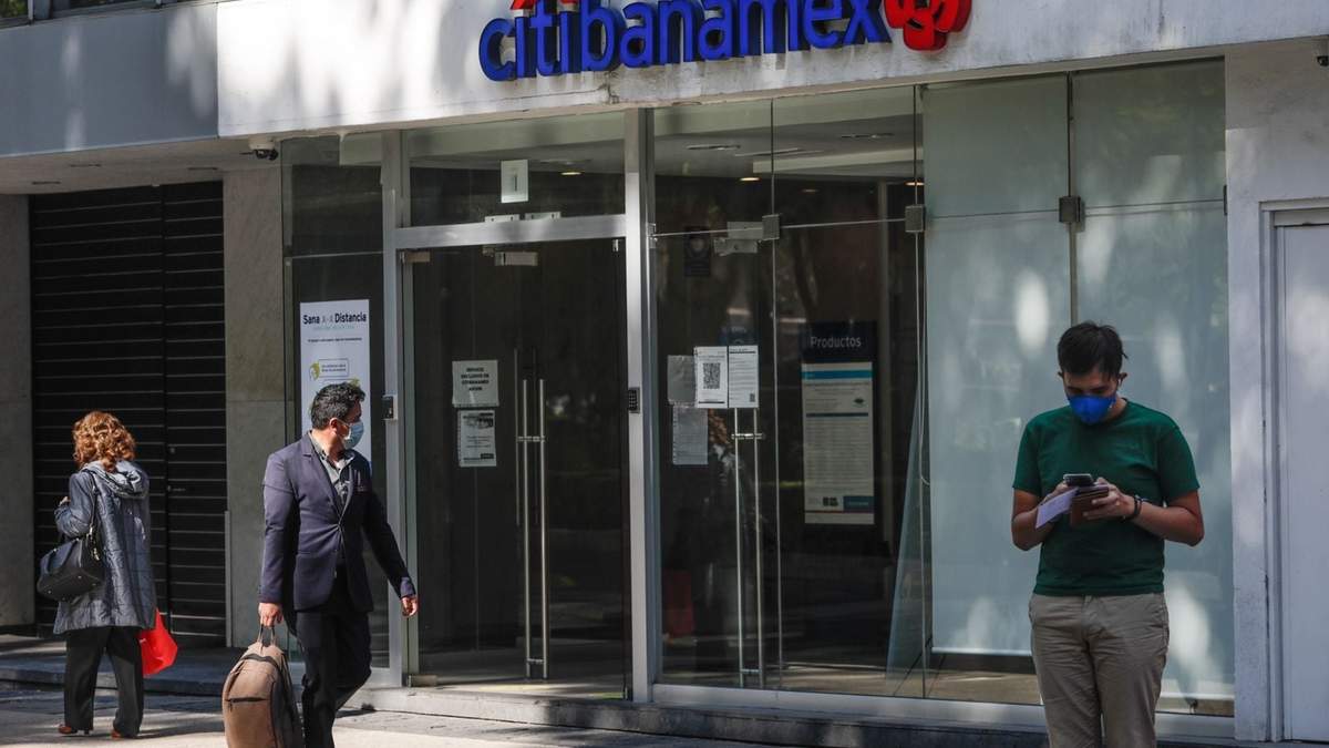 Una sucursal Citibanamex en la CDMX