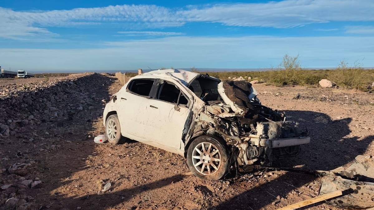 El auto involucrado en el incidente. Fuente: (Facebook)