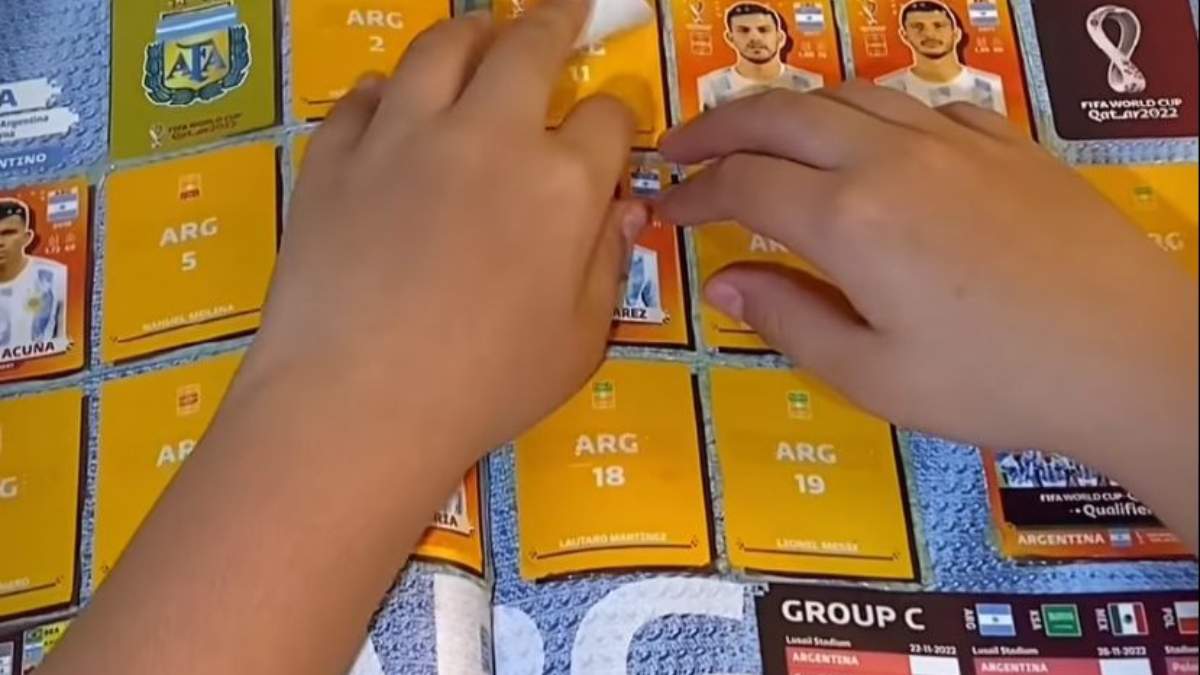 Álbum Panini adaptado