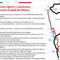 La SCT cierra cuatro días tránsito en el Paso Exprés y da rutas alternas