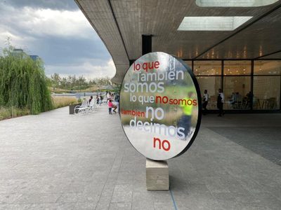 José Rivelino interviene el Parque La Mexicana