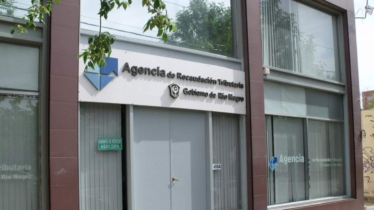 Agencia de recaudación de impuestos de Río Negro. Fuente: (Twitter)