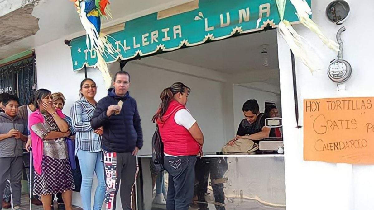 La imagen manipulada compartida por el panista Ricardo Anaya