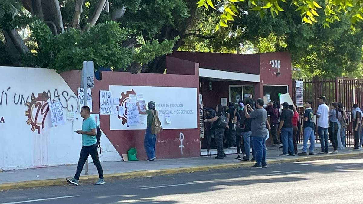 La manifestación de las y los estudiantes