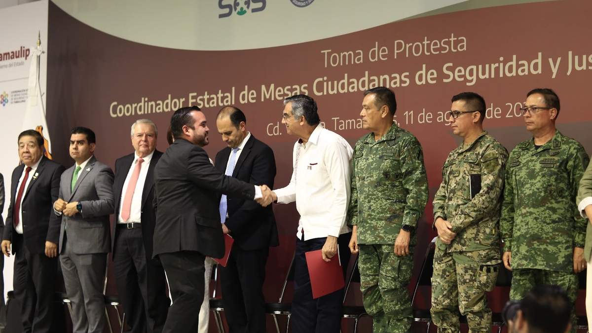 Tamaulipas, ejemplo de éxito; abajo de la media nacional en todos los delitos: coordinador de Mesas Ciudadanas de Seguridad y Justicia