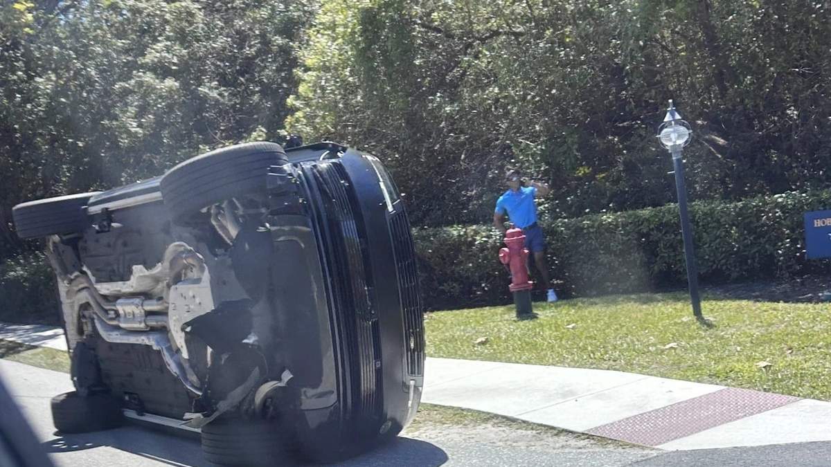 Tiger Woods fue puesto en libertad bajo fianza tras estar involucrado en accidente automovilístico