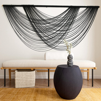 Con lana y alambre de fardo podés hacer estas hojas rústicas boho, que salen fortuna en los locales de decoración