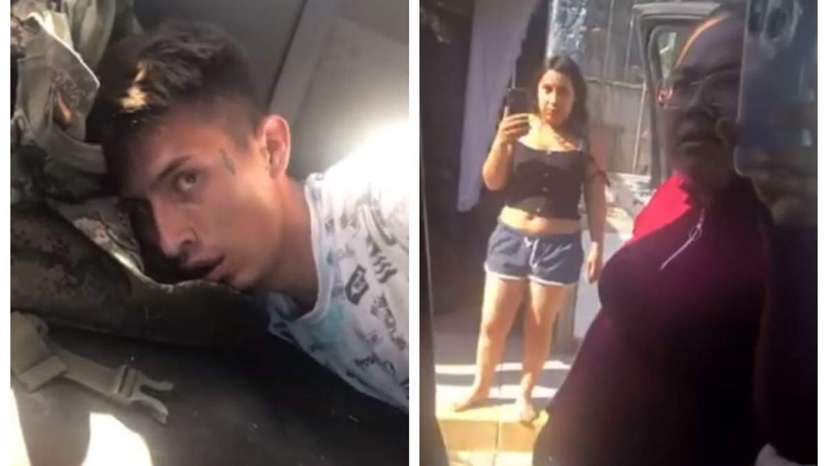 El asaltante fue sometido frente a su casa, donde fue defendido por sus familiares