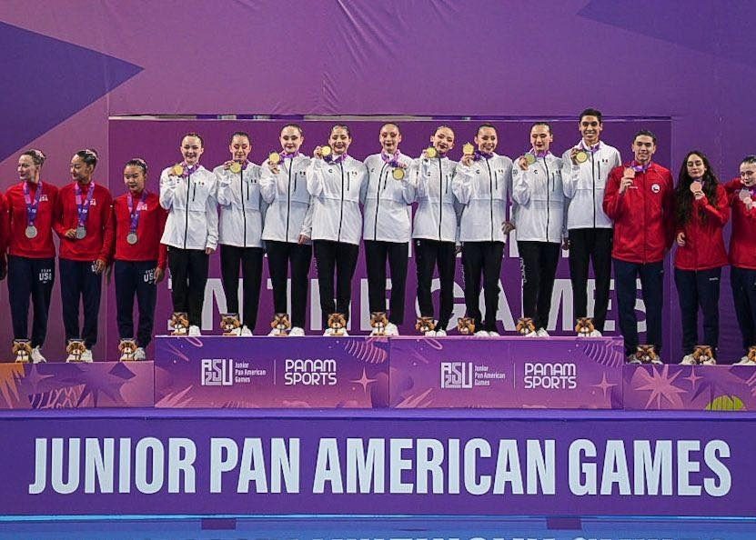 Foto 3. Pie Natación artística, resultado destacado.