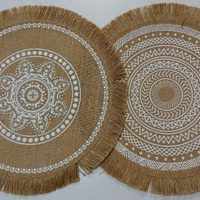 Con un poco de arpillera y esa idea genial, hacé el posaplatos más chic para engalanar tu mesa
