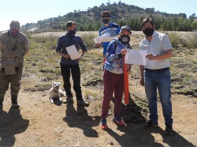 Alegría en Villa Pehuenia: primeros egresados de la Escuela Municipal de Pesca con Mosca
