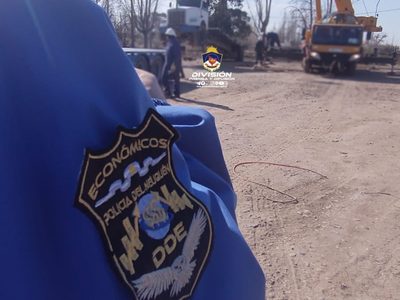 Recuperaron gran cantidad de equipos petroleros en un allanamiento en Catriel