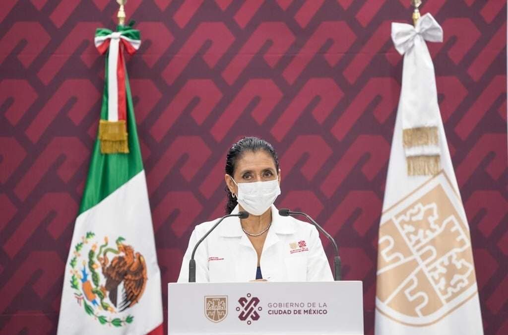 La secretaria de Salud del gobierno capitalino, Oliva López