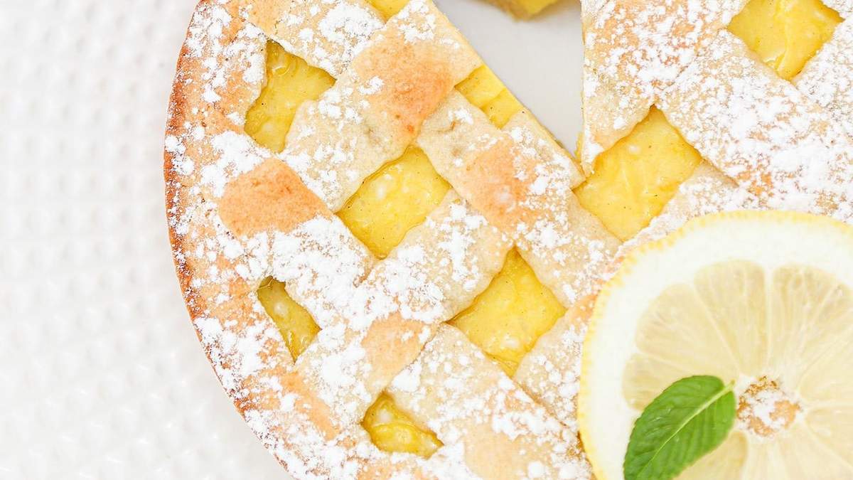 Pastafrola de limón. Fuente: (Instagram)