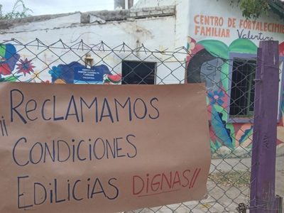 Crisis en el Centro de Fortalecimiento Familiar Valentina: denuncian precariedad edilicia y falta de recursos