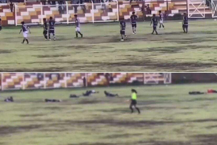Rayo mata a futbolista en Perú en pleno partido y deja al menos cuatro heridos