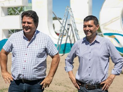 Amar Neuquén: Marcos Koopmann y Mariano Gaido dieron comienzo al nuevo ciclo de arte urbano