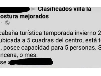 Mujer que ofrecía vivienda social en alquiler turístico dio sus razones y el Estado no se la quitará